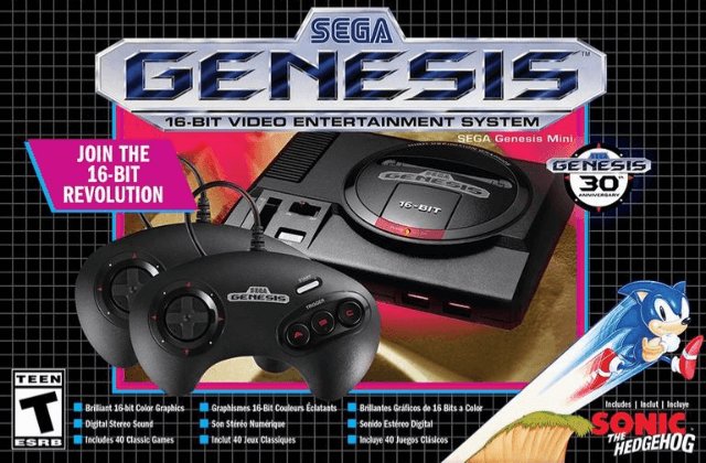 Sega Genesis Mini 2 box art for Sega Genesis